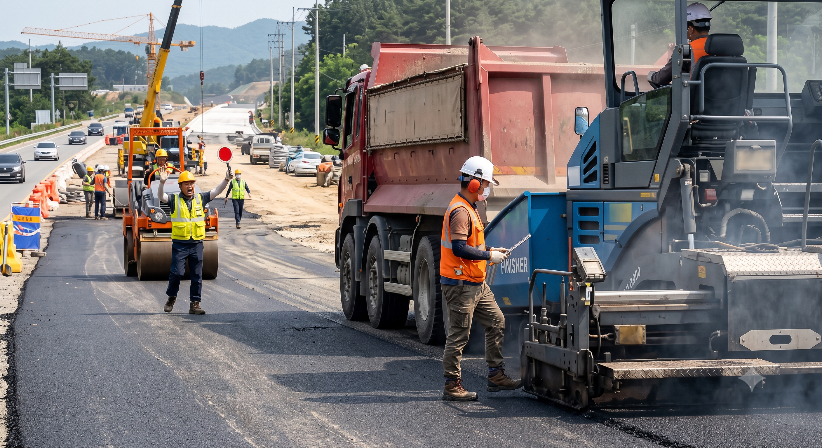 Asphalt Paving Operations Incident