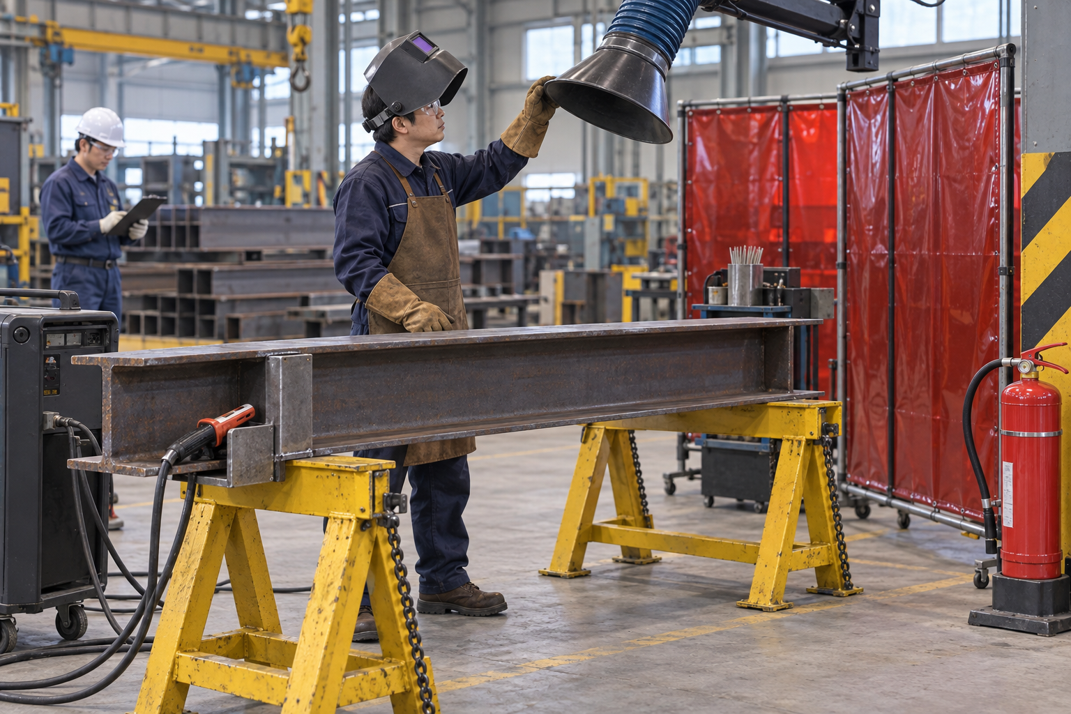 Educational illustration for Structural-steel shielded metal arc welding